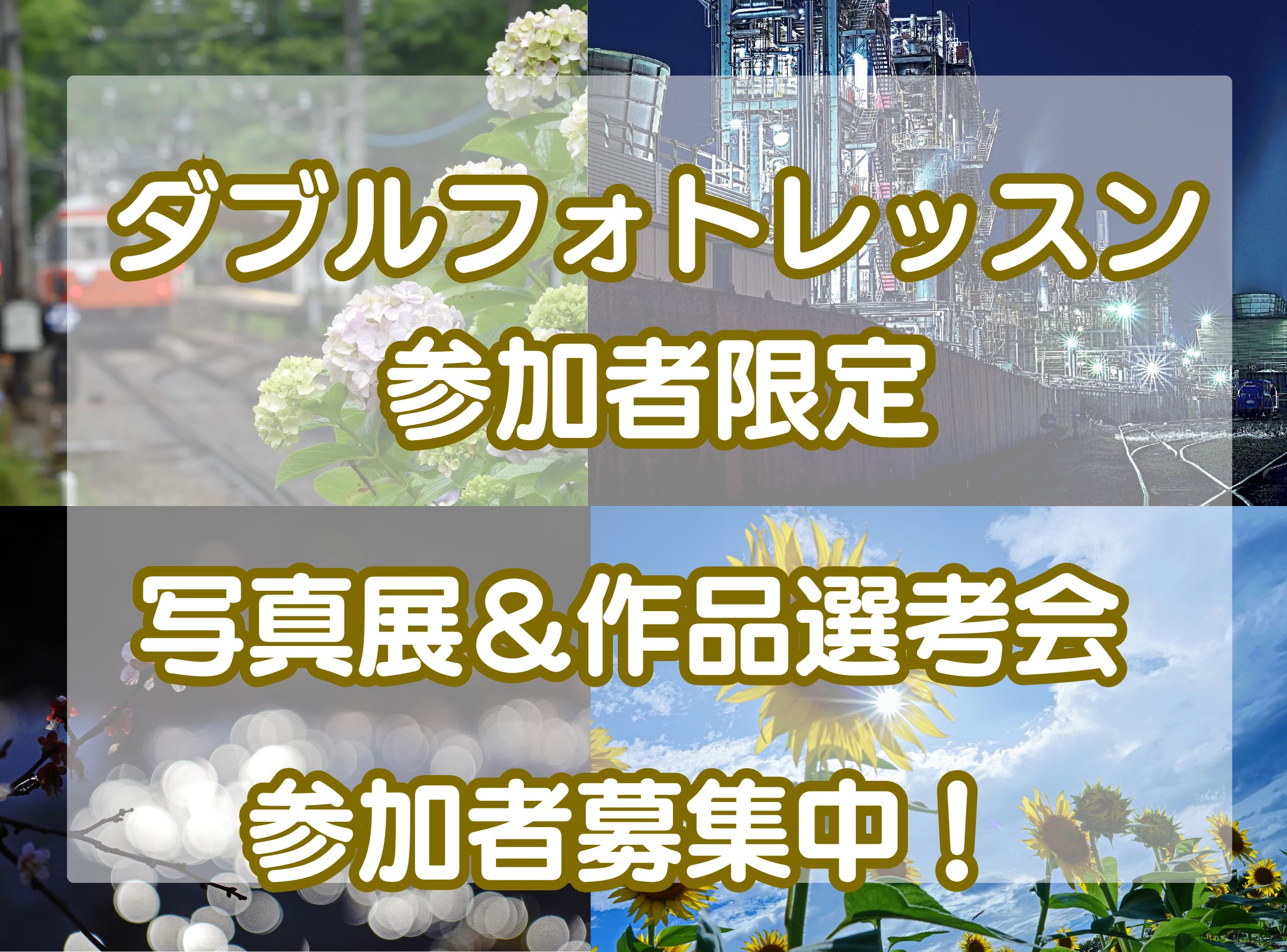 ダブルフォトレッスン写真展＆作品選考会